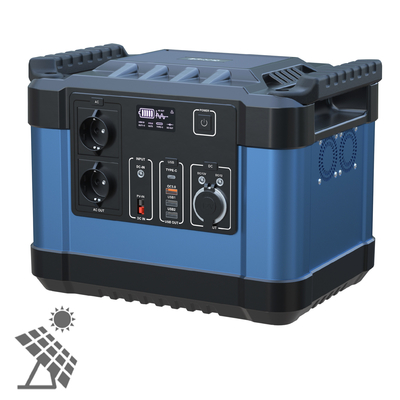 Portable 1000W 2000W Rechargeable Solar Generator For Camping