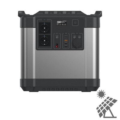Portable 1000W 2000W Rechargeable Solar Generator For Camping