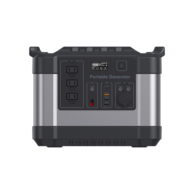 Portable 1000W 2000W Rechargeable Solar Generator For Camping